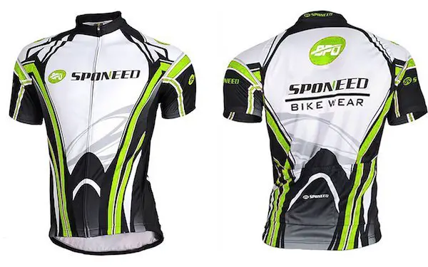 Sponeed Men’s Cycling Jersey Biking Shirt Road Cycling Jacket with Pockets
