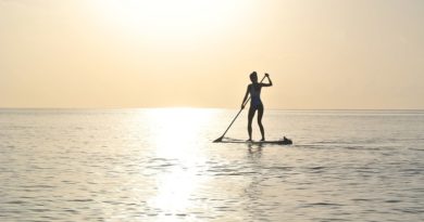 Paddle Board in see