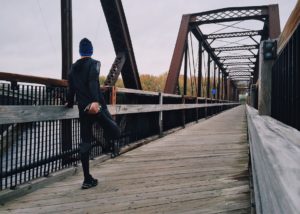 Stretching before jogging